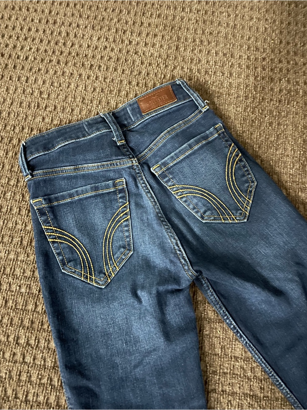 Hollister Women's Dark Indigo Boot Cut Jeans High Rise 24R 00